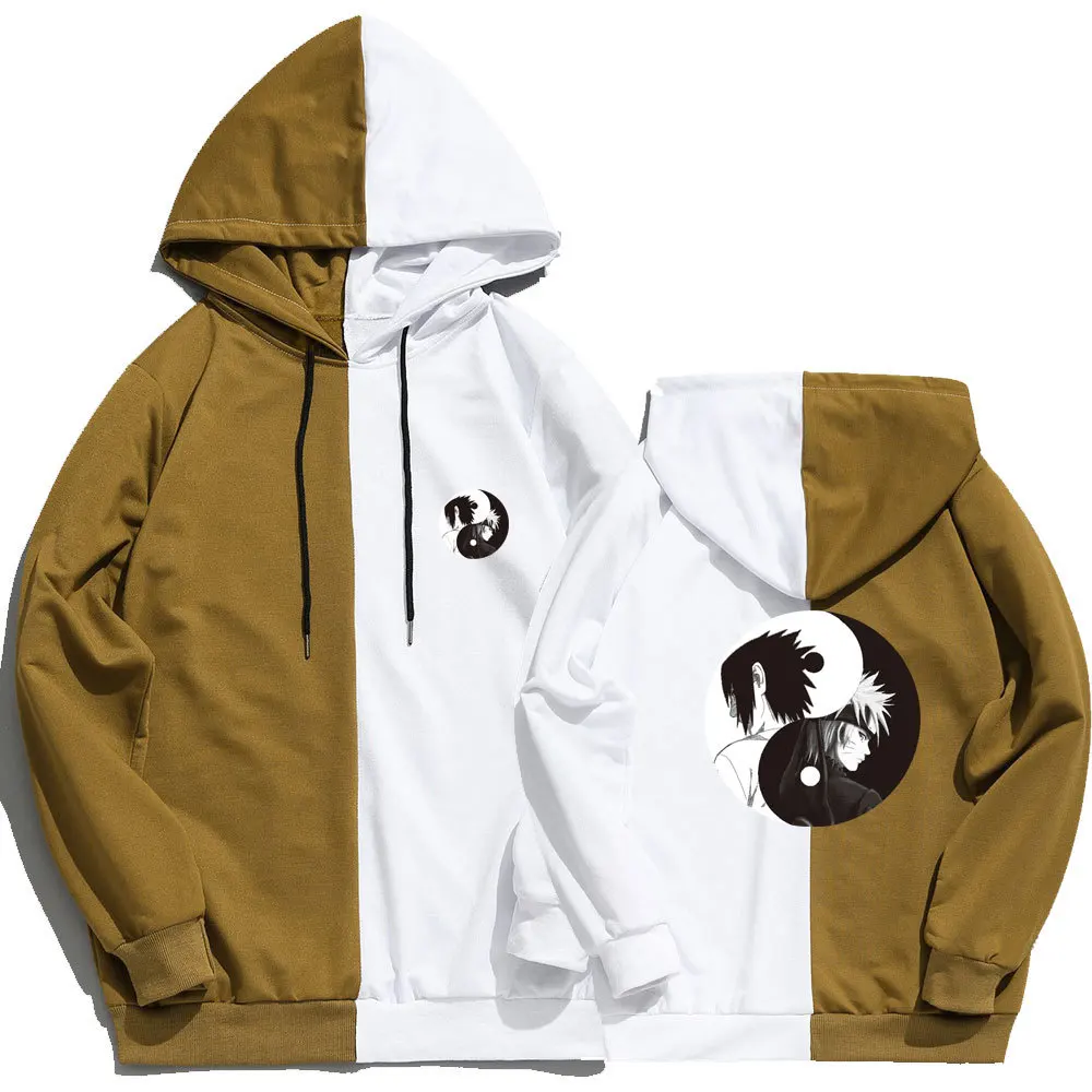 

Men 2021 Anime Attack On Titan Oversized Hoodie Double Color 100%Cotton Hoodies Sweatshirt Harajuku Thin Tracksuit Men One Piece