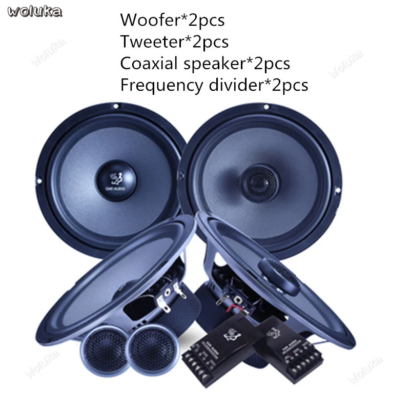 6 5 дюймовая Автомобильная аудиоколонка высокий комплект сабвуфера динамик