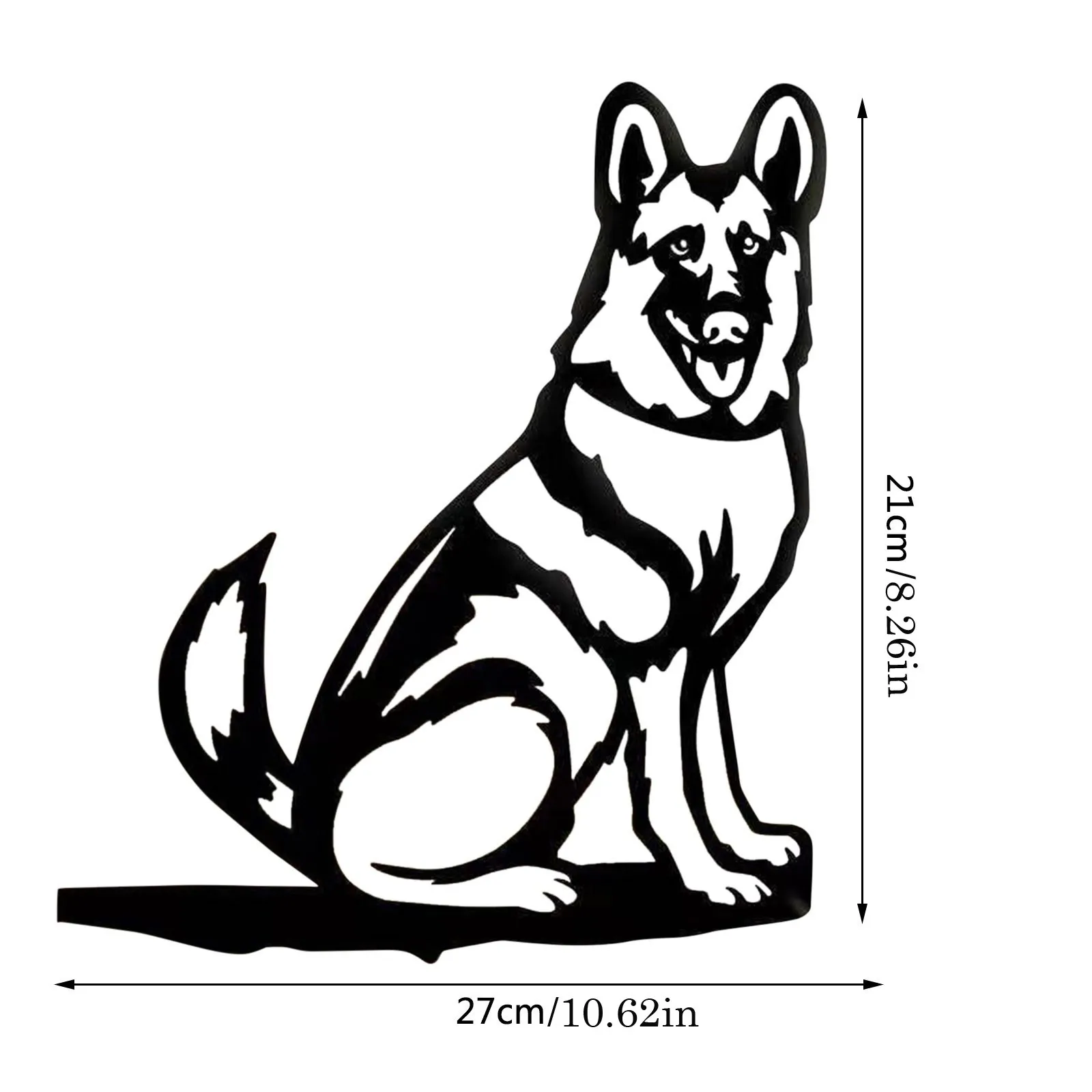 

Metal Dog Steel Silhouette Steel Outdoor Decoration Metal Stump Dog Tree Stump Home Garden Courtyard Patio Outdoor Decor Garden