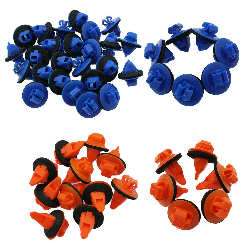 

Fender Flare Retainer Clips Mudguard 75397-35010 75495-35010 Blue+Orange