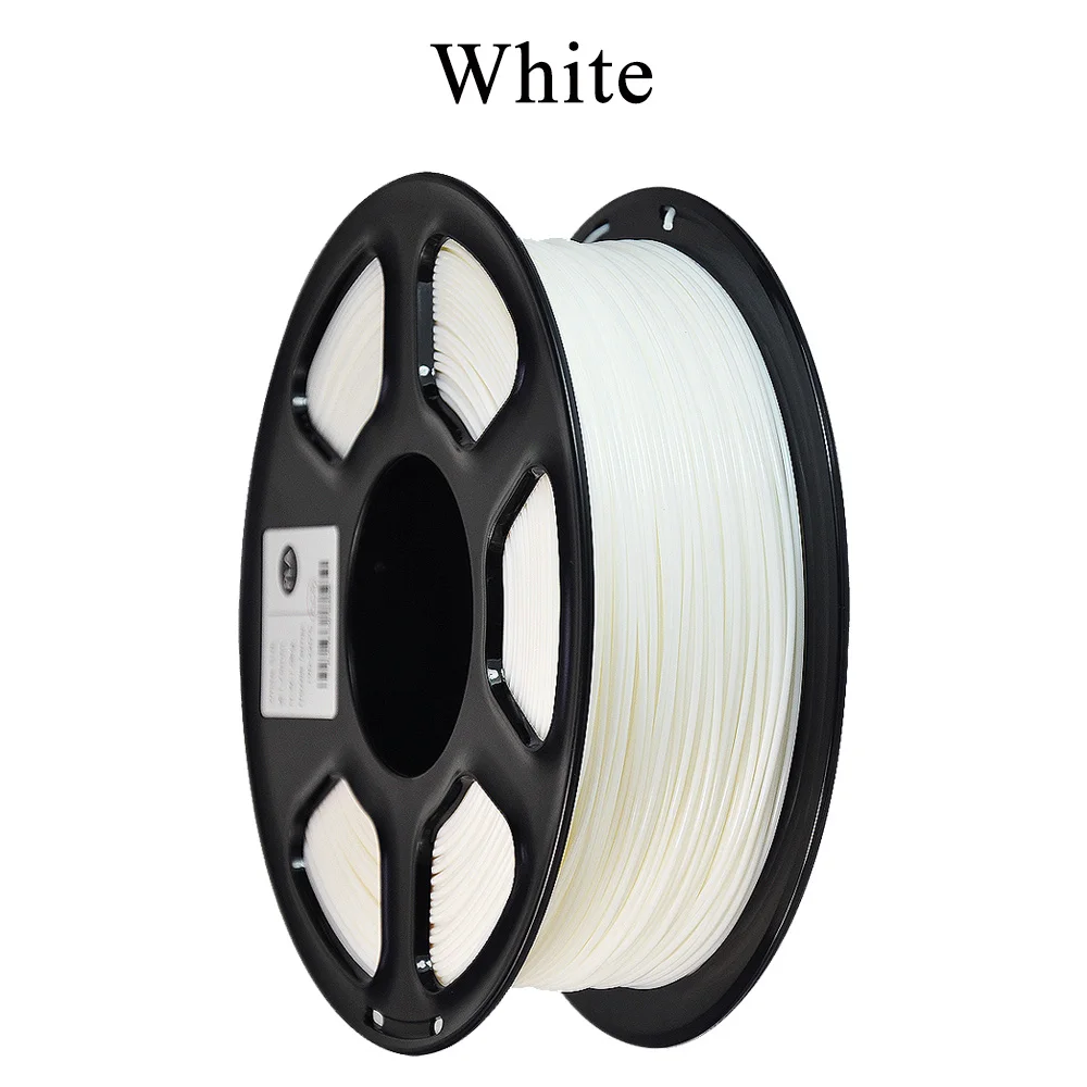White PETG 5 шт. 1 кг 2.2LB 1,75 мм ПЭТГ 3D-принтеры нити для 3D-принтеры рисунок 3d-ручка MakerBot RepRap, для домашнего использования, по ограничению на использование опасных материалов в производстве - Цвет: White PETG