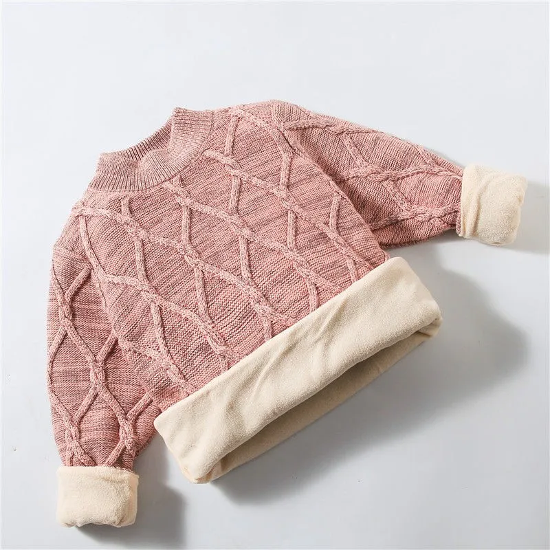 

Милый толстый свитер для девочек, непослушный спортивный вязаный пуловер для мальчиков, удобный свитшот для подростков, детские топы для от...