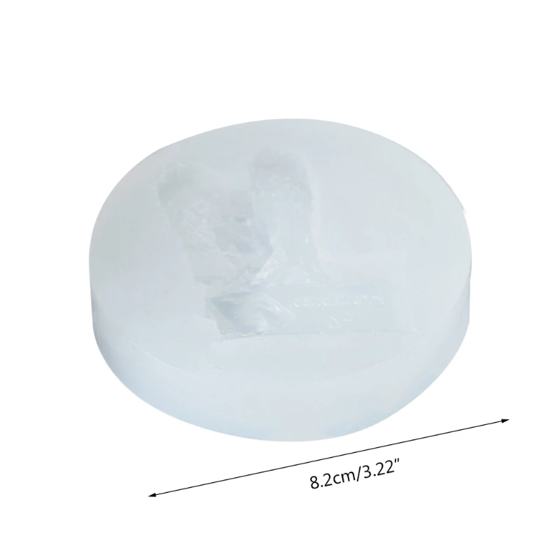 

3D Stereo Soap Silicone Mould Angel Pattern Crystal Epoxy Resin Mold DIY Crafts Candle Casting Tool