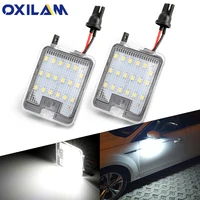 2pcs for ford s max kuga focus c max escape mondeo galaxy wa6 led side mirror puddle light under mirror light car styling