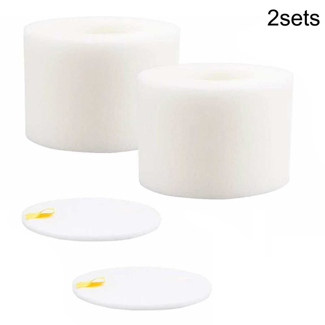 

2 Sets Foam Felt Filter Washable Reusable For Shark Vacuum Accessories