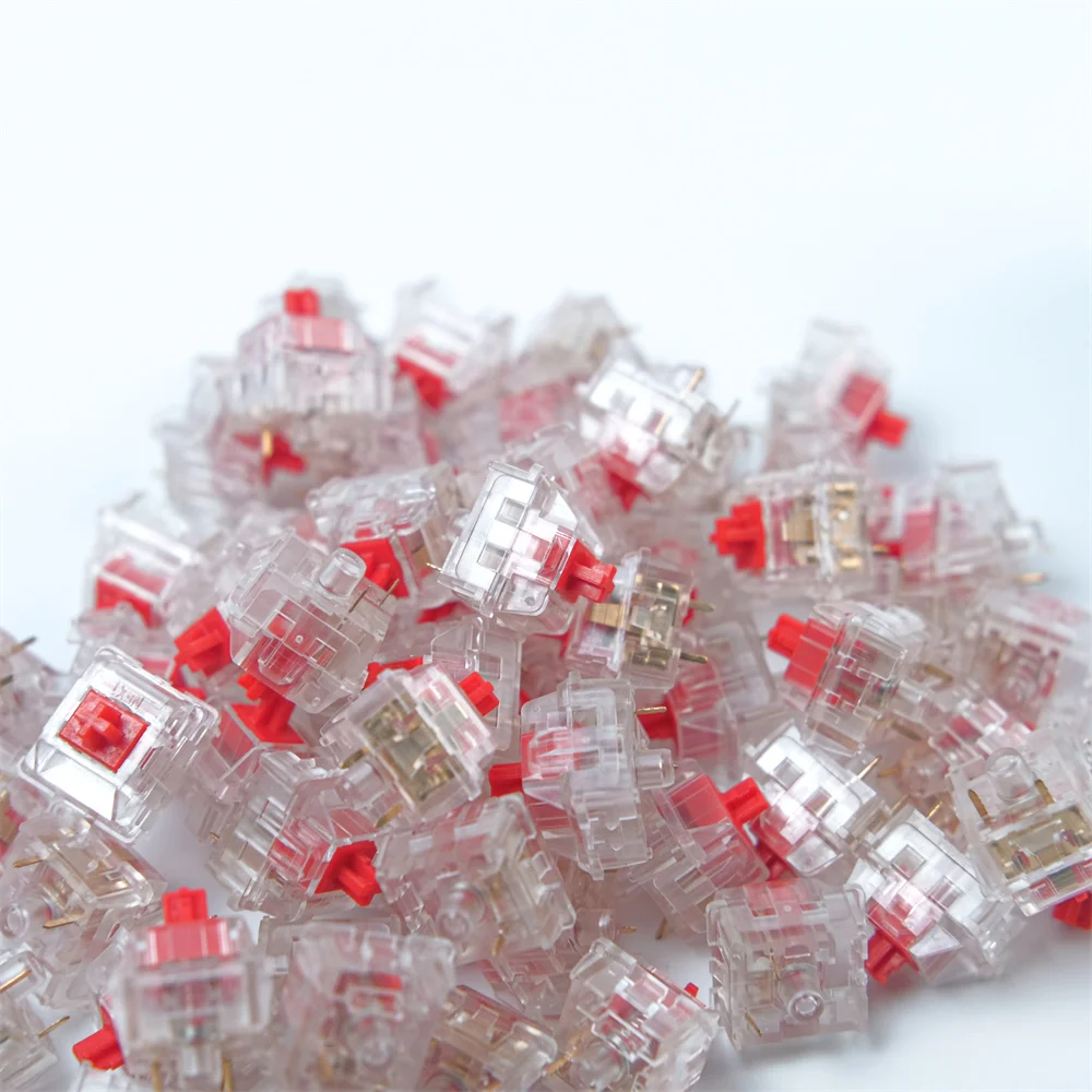 Newswitch кристально-красный переключатель SMD 3Pin RGB прозрачные механические