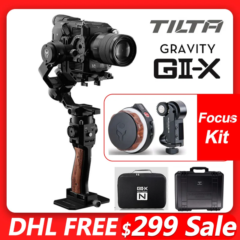 Оригинальный TILTA Gravity G2X TILTAMAX 3-осевой Ручной Стабилизатор DSLR для SONY CANON