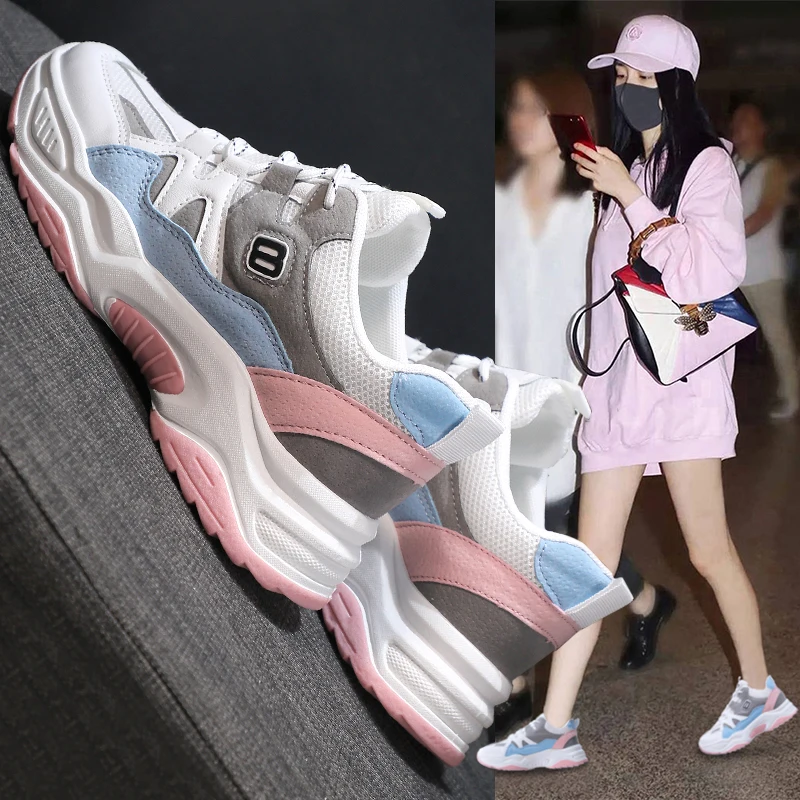 Женские дышащие кроссовки для прогулок легкие мягкие удобные фитнеса и бега