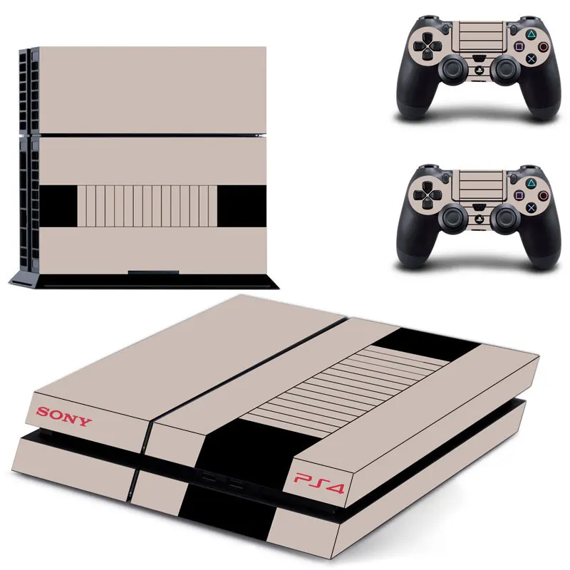 

Наклейка на кожу PS4 в сером стиле для консоли Playstation 4 и 2 контроллеров, наклейка виниловая Защитная скинов, стиль 4