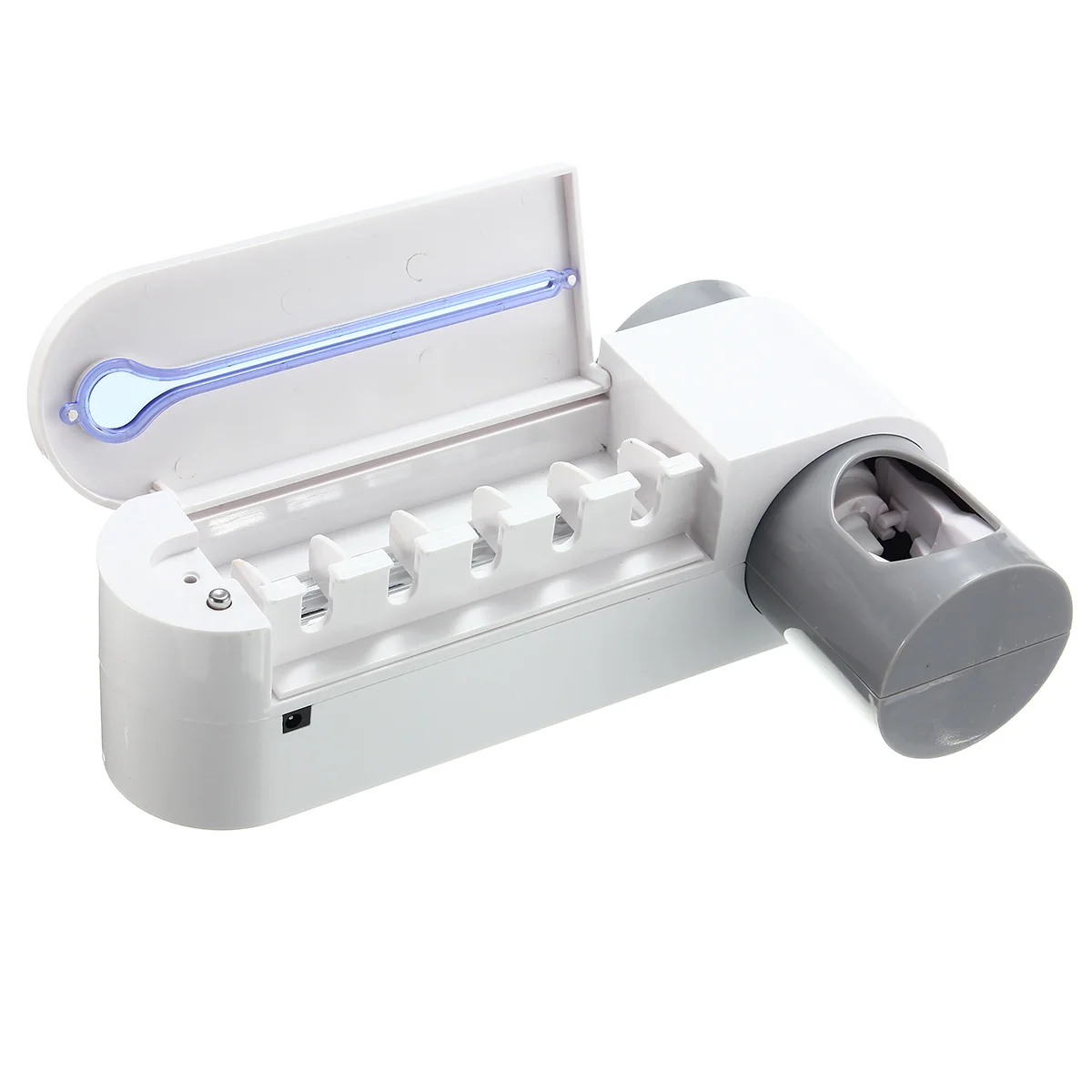 

3 IN 1 UV Ultraviolet Toothbrush Sterilizer Ultraviolet Toothbrush Holder Automatic Toothpaste Dispenser Squeezer Bathroom