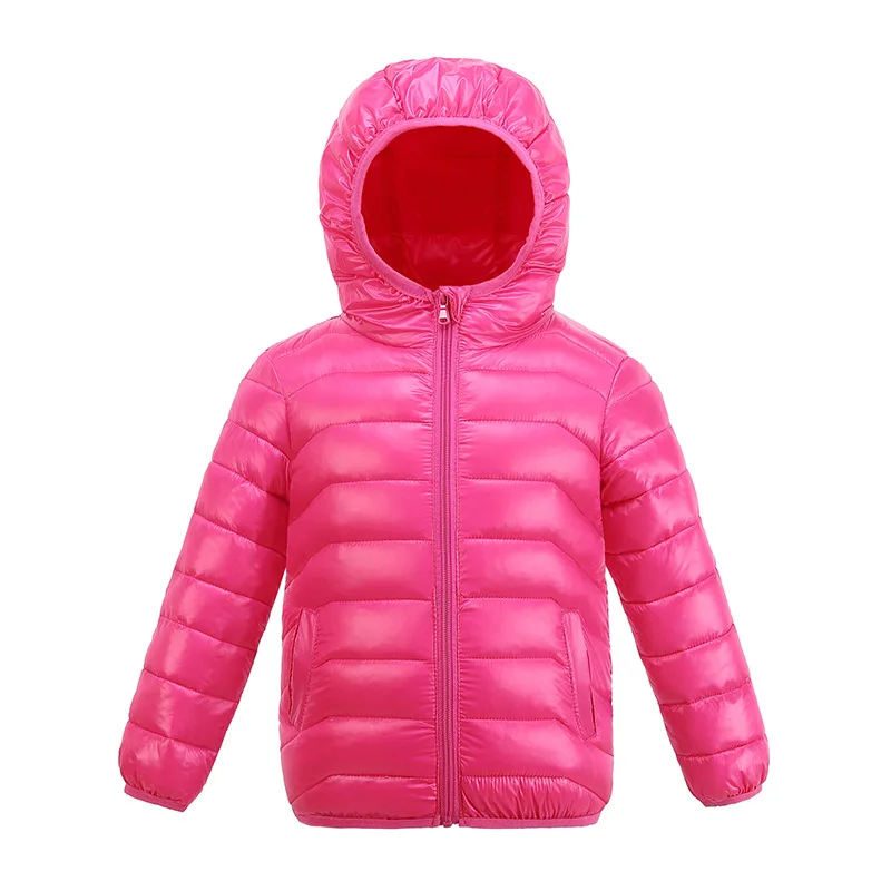 Детская куртка верхняя одежда осеннее теплое пуховое пальто с капюшоном для