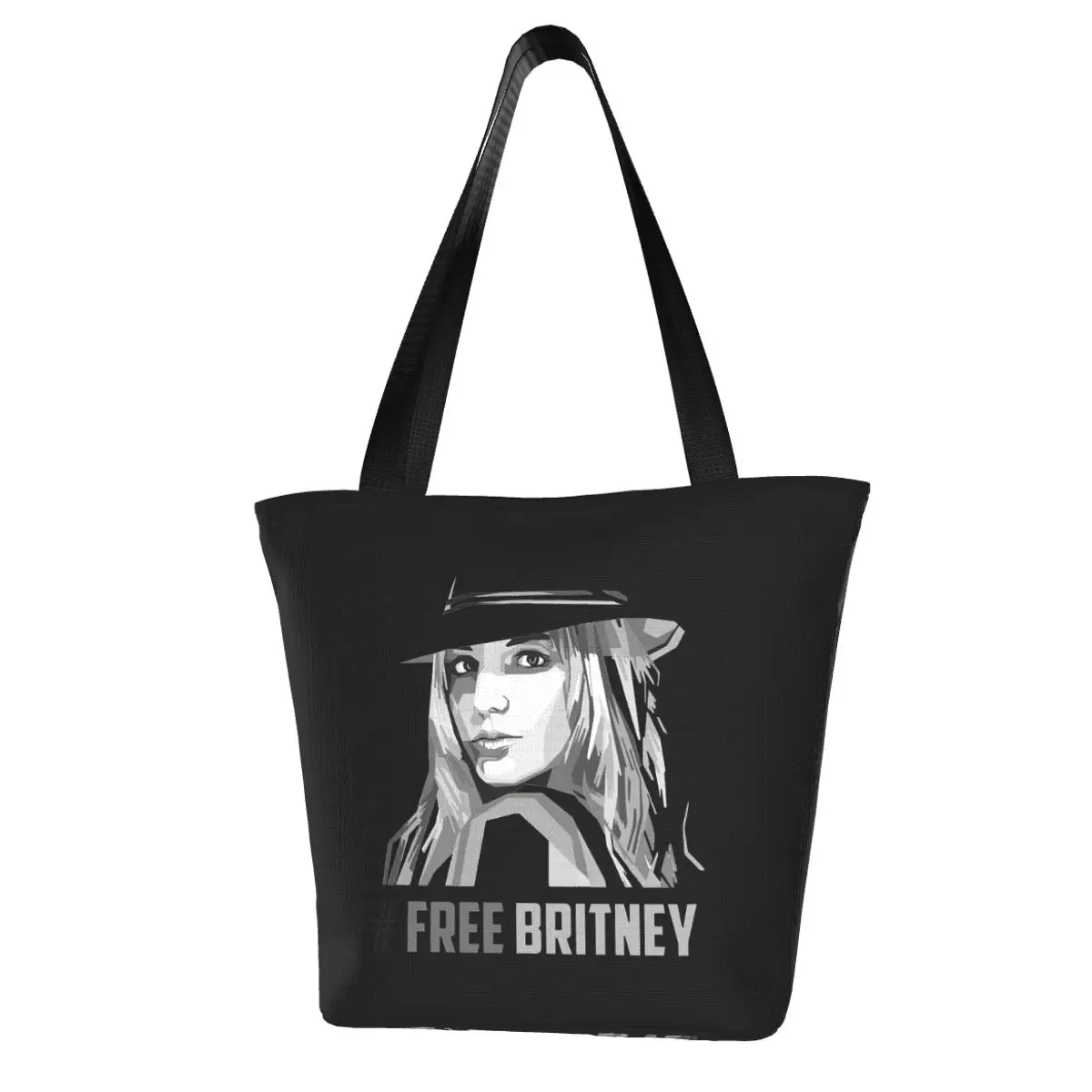 Free Britney Shopping Bag Aesthetic Cloth Outdoor Handbag Female Fashion Bags