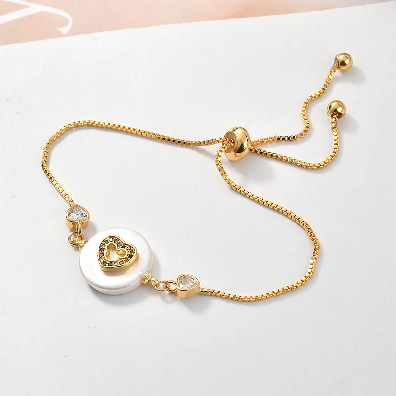 Цвет медное покрытие 18k Упаковка Золото Регулировка бусины коробка цепь любовь