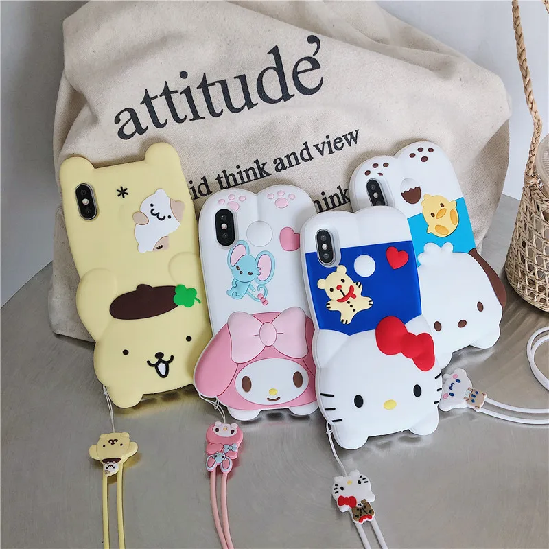 Для iphone 11 Pro Max Sanrio Мультфильм Мелодия друг Мягкий силиконовый чехол для телефона для iphone 6 6s 7plus 8plus X XR XS MAX чехол