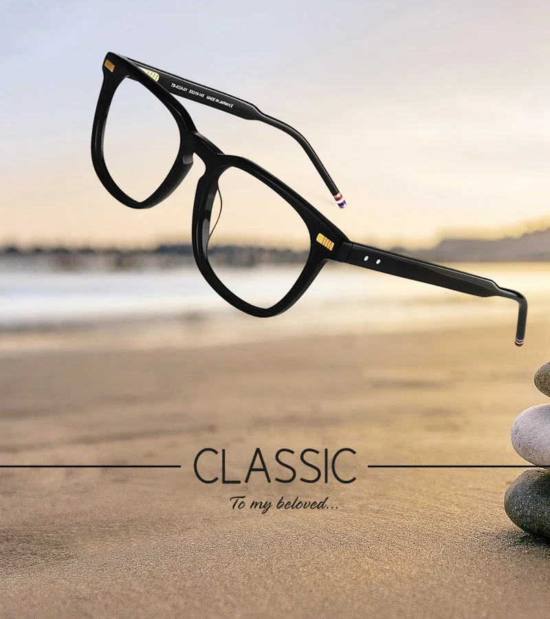 2021 солнцезащитные очки Thom бренд в стиле ретро на квадратном оптические ацетатные