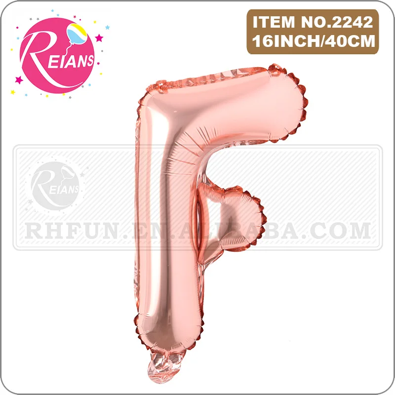 

Набор фольгированных цифр REIANS 16 дюймов розовая золото