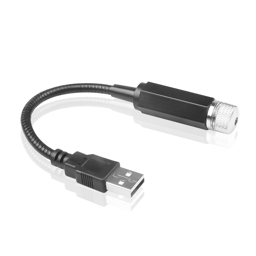 Универсальный атмосферный Свет USB звездное небо лампа украшение автомобиля