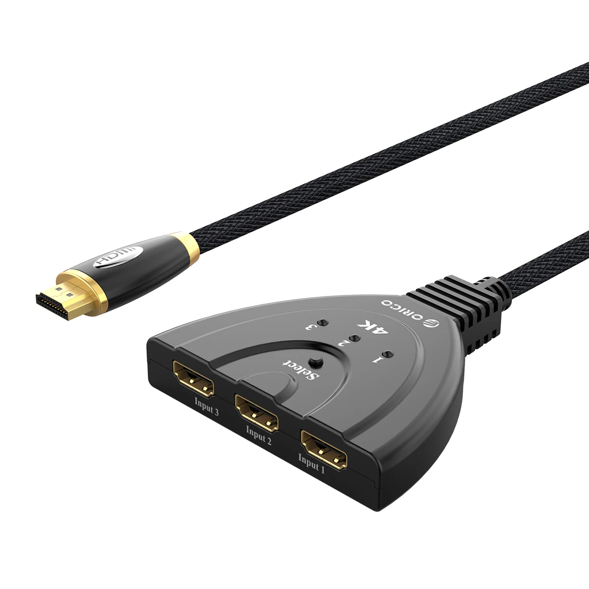ORICO HDMI сплиттер 3 в 1 выход 4 к HDMI коммутатор с инфракрасным пультом дистанционного управления USB 3,0 HDMI для DVD HDTV