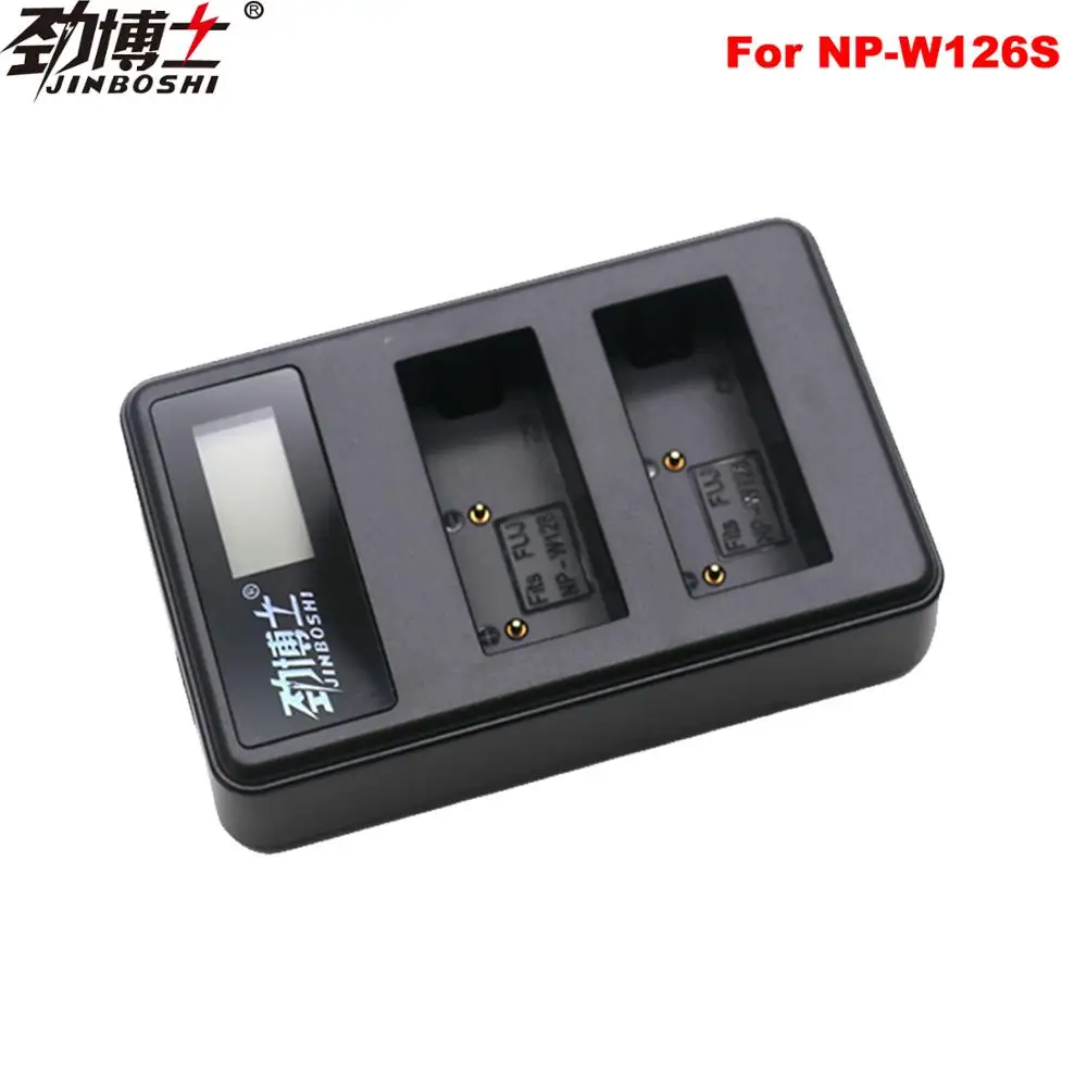 5 шт. аккумуляторные батарейки NP W126S + зарядное устройство USB с ЖК-дисплеем для Fujifilm