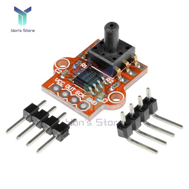 

Цифровой модуль датчика барометрического давления, 3,3-5 В, плата регулятора уровня жидкости 0-40 кПа, соединение мягкой трубки 2,5 мм для Arduino