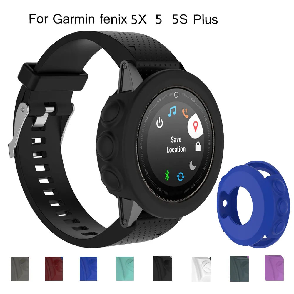 Защитный чехол для Garmin fenix 5 5S 5X силиконовый мягкий защитный часов Fenix 5x 5s