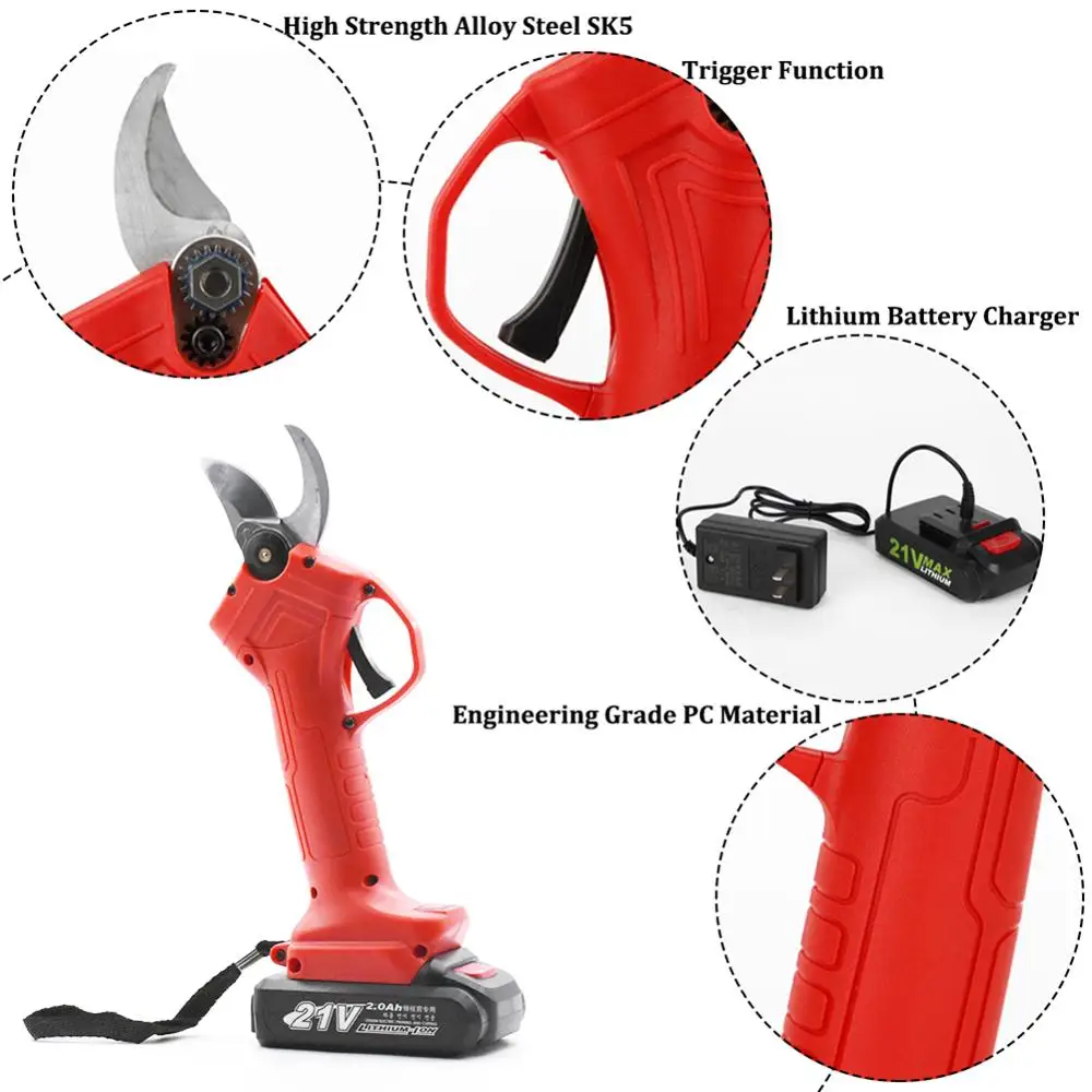 Ножницы беспроводные литий ионные случайный цвет|Триммер для живой изгороди| |