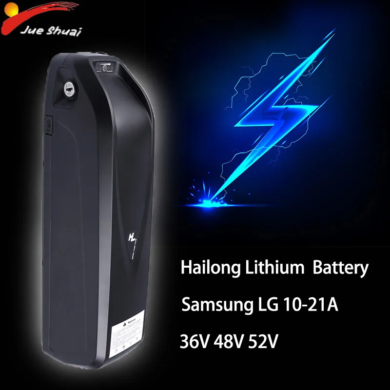 36 в 48 в 52 в Hailong литиевая батарея для электровелосипеда 10-21A LG SamSung Ebike батарея Hailong батарея Velo электрик