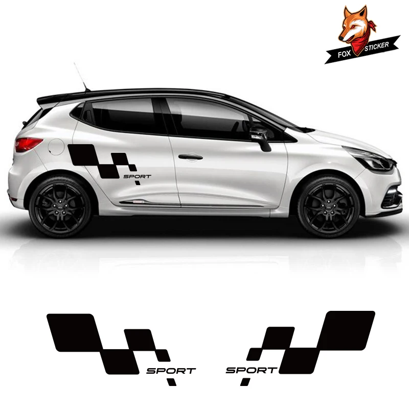 Наклейки на корпус автомобиля 2 шт. Виниловая наклейка спортивный Стайлинг