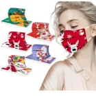 50 шт., одноразовые маски для лица, 3 слоя