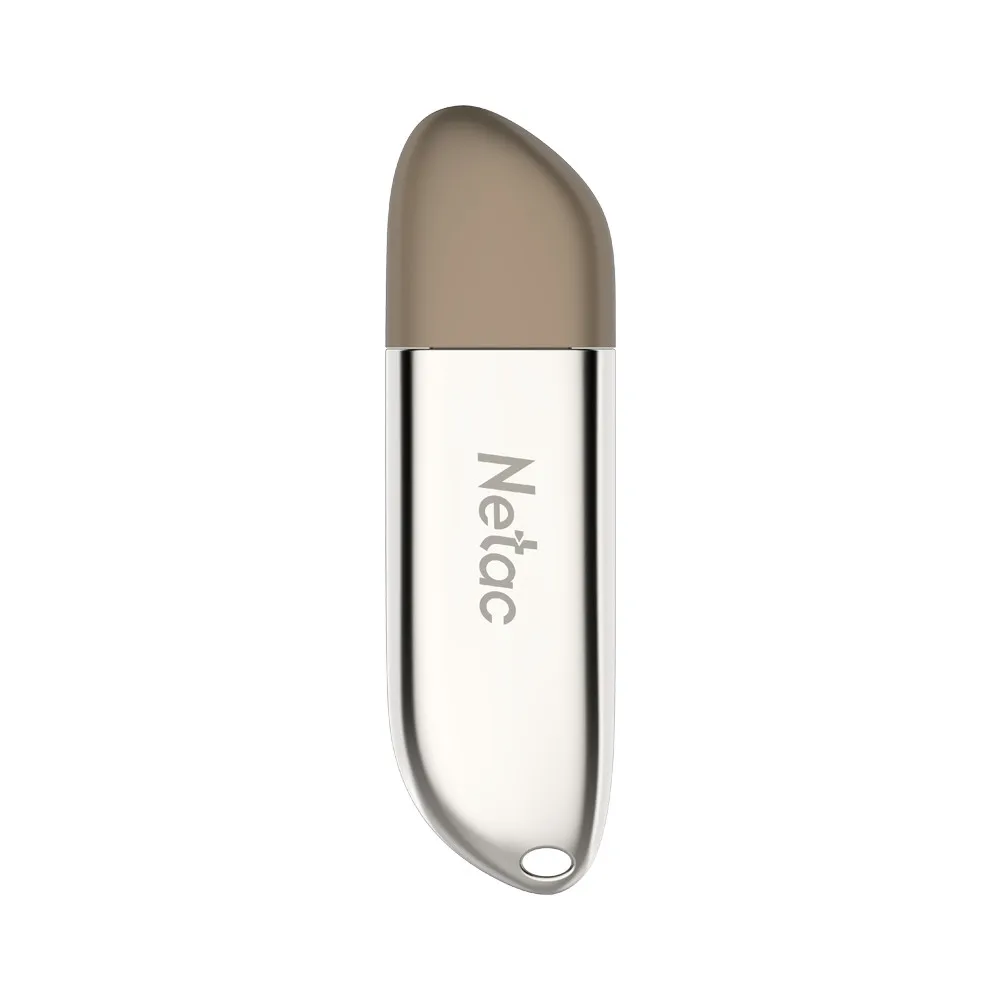 Серебристый Netac USB 3,0 Флешка из цинкового сплава креативный зашифрованный накопитель 16 ГБ 32 ГБ 64 Гб 128 ГБ Флешка U352 16 32 64 128 ГБ диск - Цвет: Серебристый