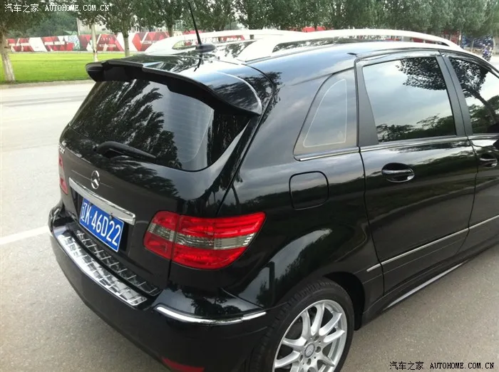 Для B200 спойлер 2009 2014 Mercedes Benz Спойлер ABS пластик Материал заднее крыло автомобиля