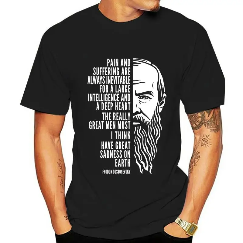 

Футболка мужская с надписью «боль и страдания», размеры до 3xl