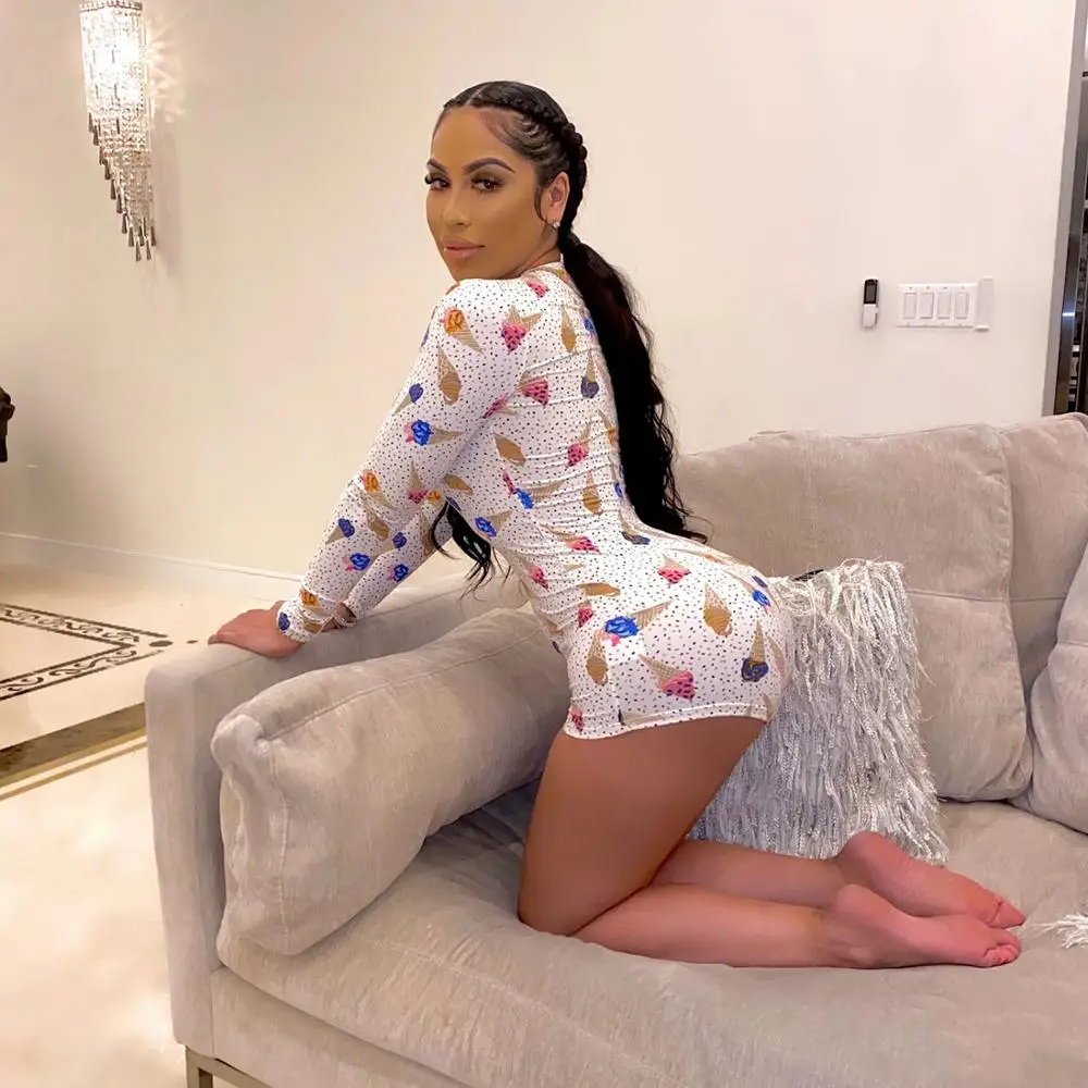 

Overalls For Women Elegant V Neck Long Sleeve Jumpsuit Ladies Lovely Short Romper Plus Size Sexy Jump Suits Combinaison Femme