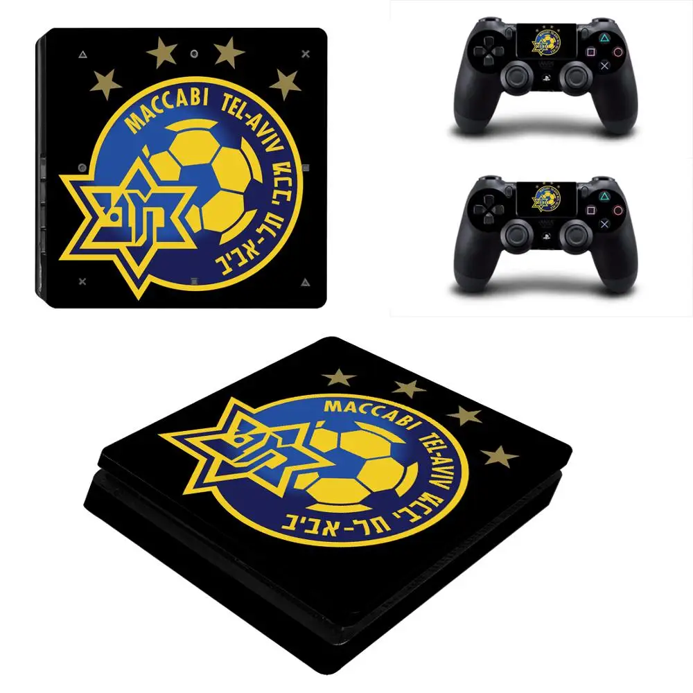 Стикер Maccabi для тонкой кожи Виниловая наклейка консоли Sony Playstation 4 и контроллеров