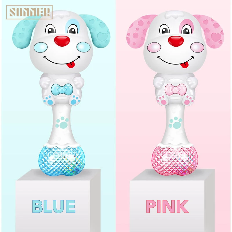 Детская Музыкальная погремушка прорезыватель для зубов игрушка детей