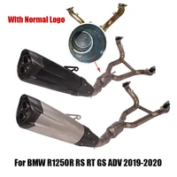 for bmw r1250r rs rt gs adv 2019 2020 full exhaust system front header pipe link tube escape muffler tips slip on motorcycle