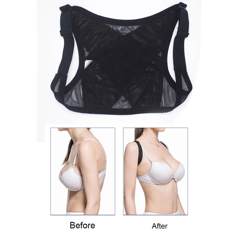Корректор осанки для Для женщин плеча Поддержка дышащий жилет Регулируемый