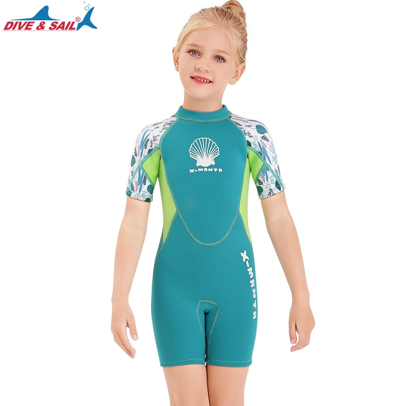 2.5mm Neoprene Scuba Dive Wetsuit For girl Spearfishing Wet Suit Surf Diving Equipment one piece Suits Spear Fishing | Спорт и