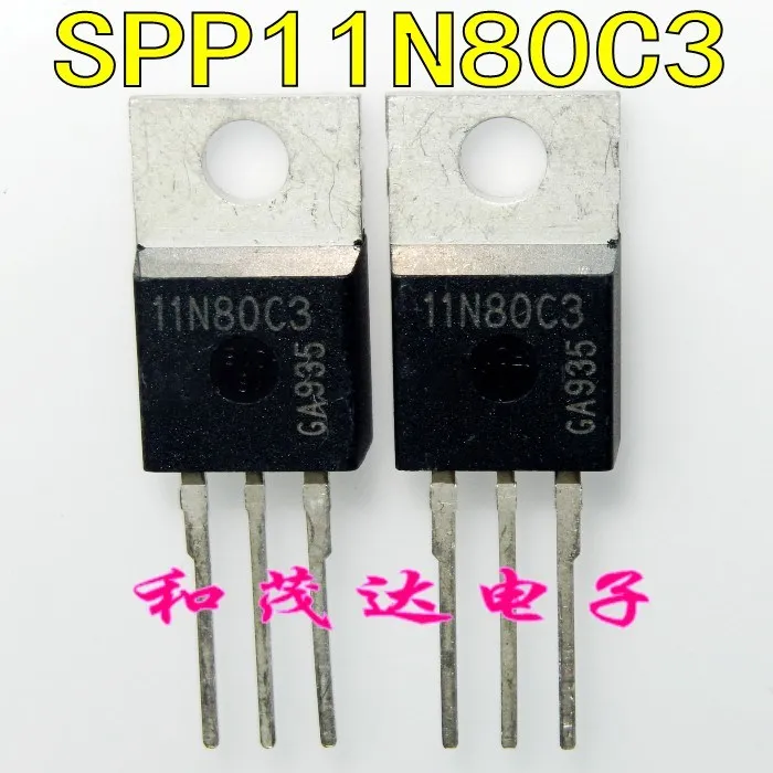 Оригинальный Новый/2 шт./SPP11N80C3 11N80C3 TO-220 800V11A TO220 | Электронные компоненты и