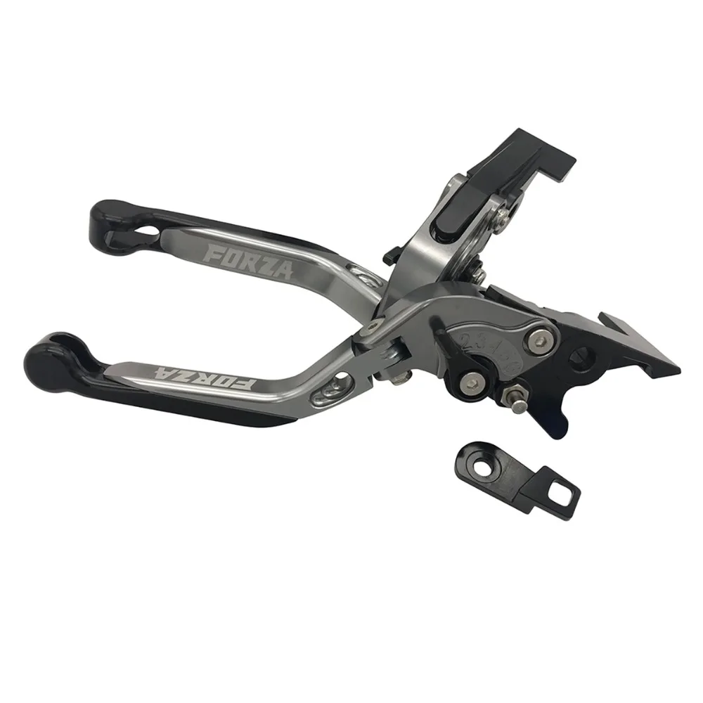 Мотоциклетные парковочные рычаги для Honda Forza300 250 Forza125 MF13 SH300 NSS300 2010- Отрегулируйте складной выдвижной тормозной рычаг