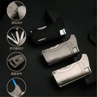 honest windproof lighter metal creative with tobacco pipe tool multi function cigarette lighter cigarette accessories men