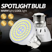 10pcs led lamp e27 spot light gu10 led light bulb 220v lampara e14 48 60 80leds mr16 spotlight bulb b22 indoor decor lighting
