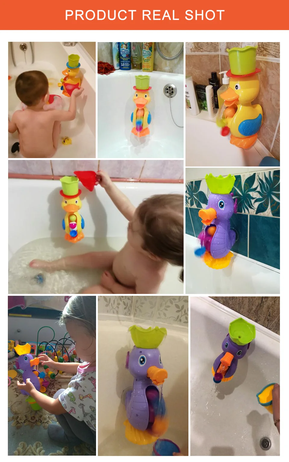 Детские Игрушки для ванны, утка, водяное колесо, игрушки для детей, водяные игрушки для детей, детская игрушка для душа, детский кран для купания, инструмент для распыления воды