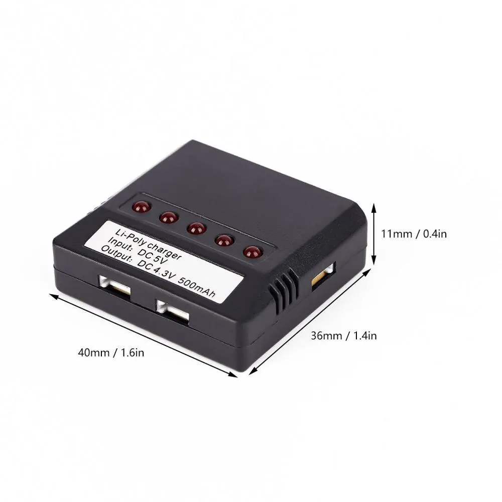 

DC5V 1S RC Lithium Battery Compact Balance Charger for RC Helicopter