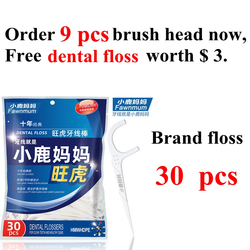 

Replacement Toothbrush Heads for Xiaomi Soocas X3/X3U for Xiaomi Mijia T300/500 soocas X1/X3/X5 Electric Tooth Brush Heads