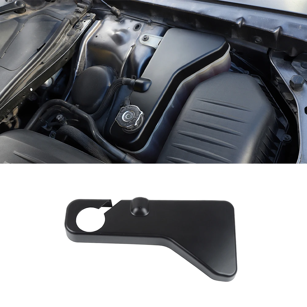 Car Coolant Lid Decoration Cover Trim Sticker for Dodge Challenger Charger 2011-2021 Interior Accessories ABS Black Carbon Fiber