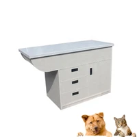 cheap price veterinary pet medical hospital equipment wt 18 vet animal wooden frame dry surgical exam disposal table