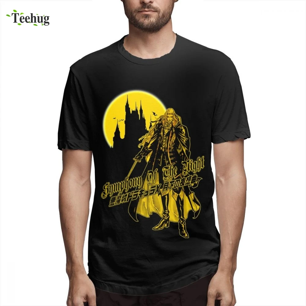 

Retro For Unisex Castlevania Alucard T Shirt Crazy Unique Design Graphic For Boy Tees