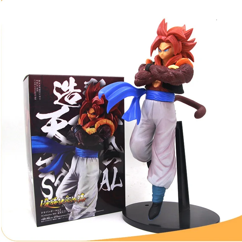 Аниме Рисунок из мультфильма Жемчуг дракона Супер Saiyan 4 GT Ultimate Fusion gogeta PVC Фигурки