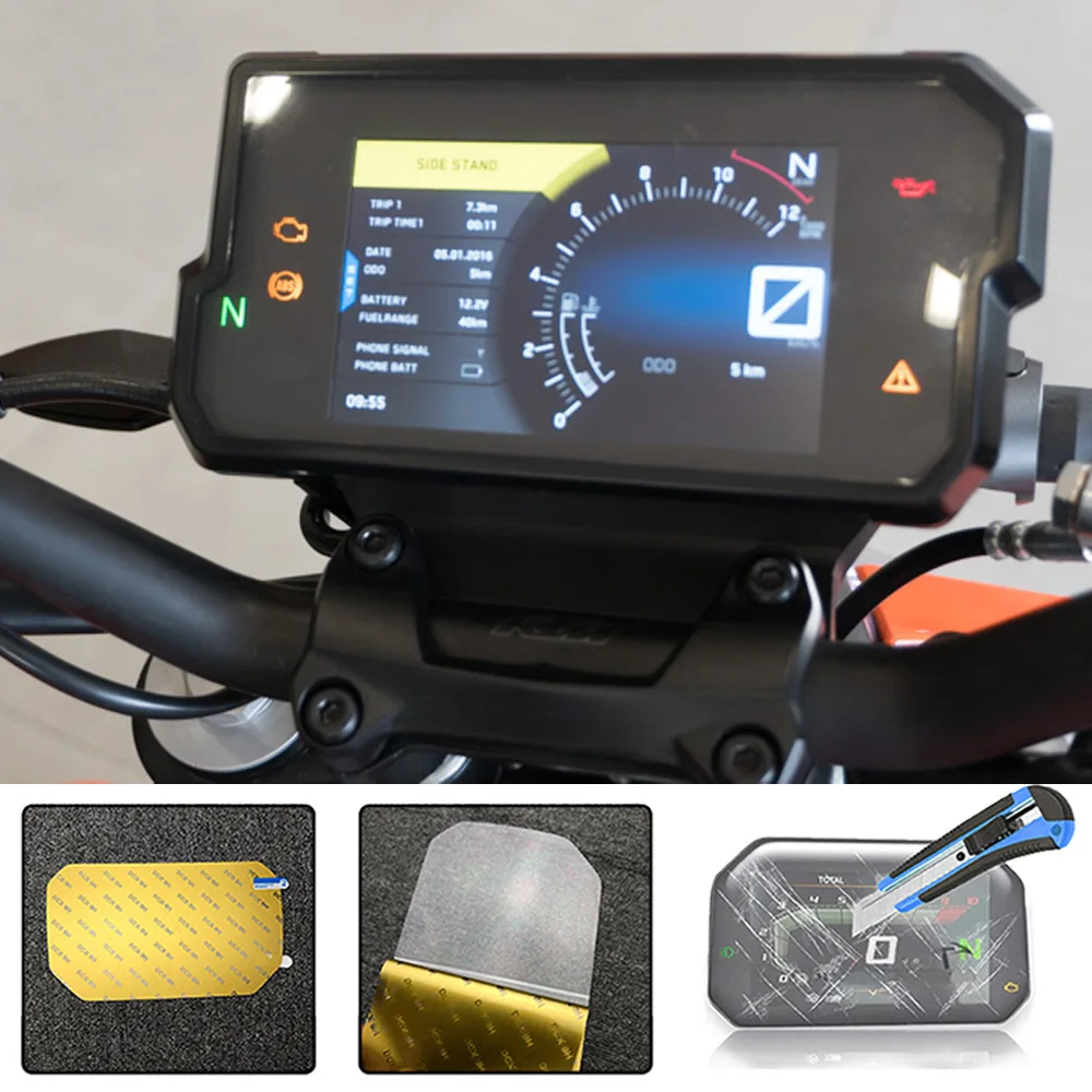 

Motorcycle Cluster Scratch Protection Film Dashboard Instrument Speedometer Screen Sticker For KTM Duke390 DUKE 390 2017 2018